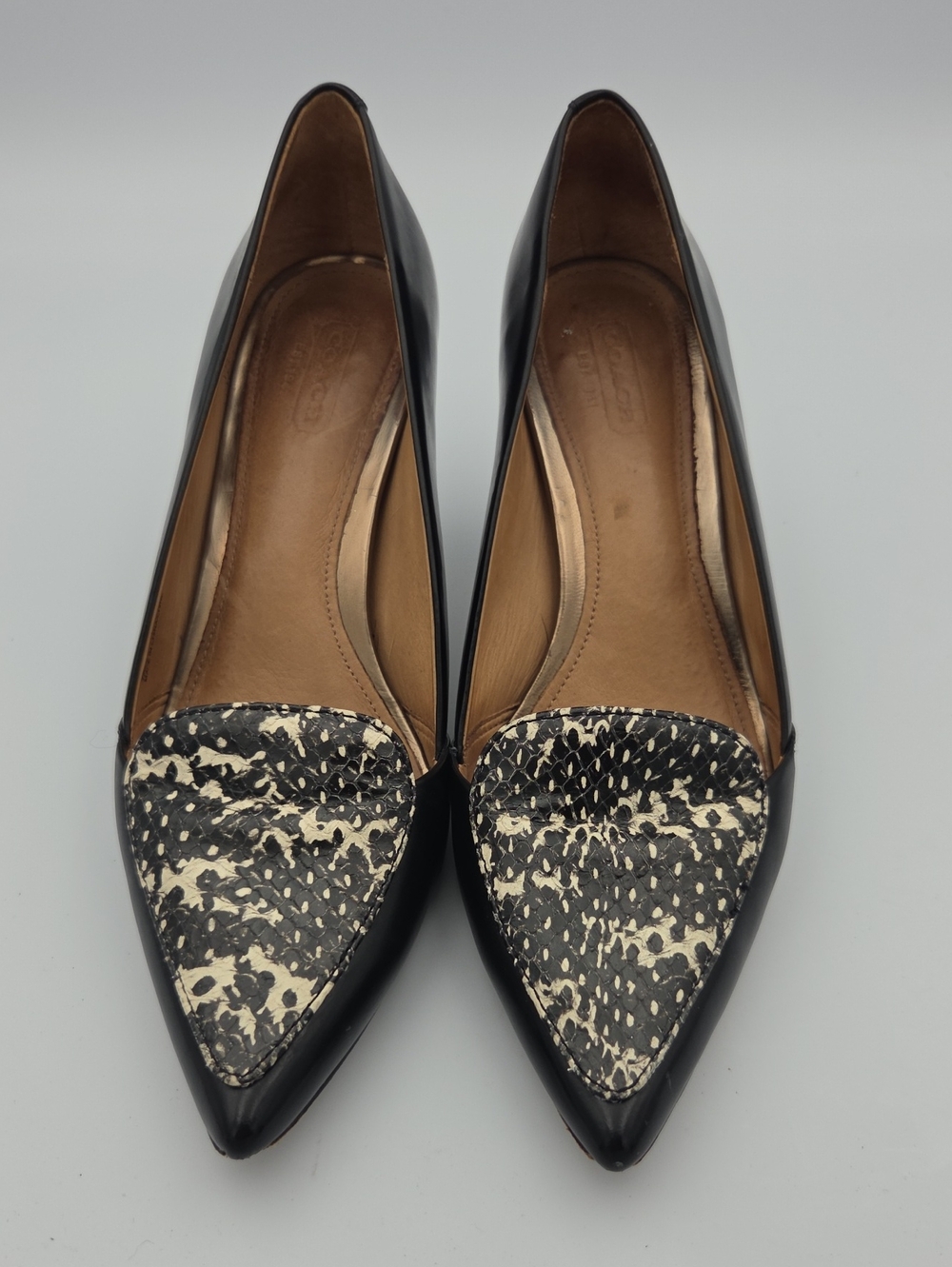 Coach Zayley Leather Heels Size 8B